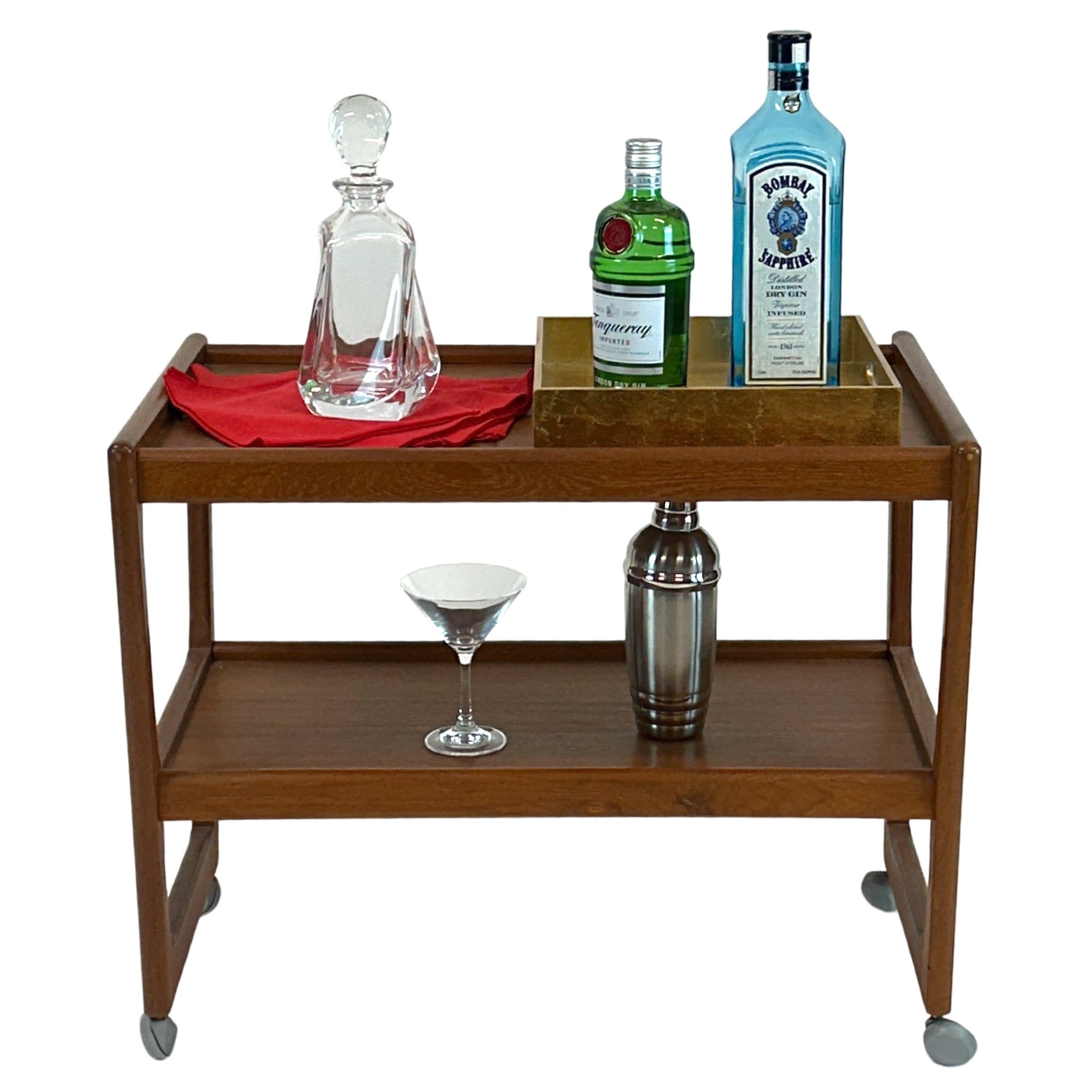 Walnut Serving Cart