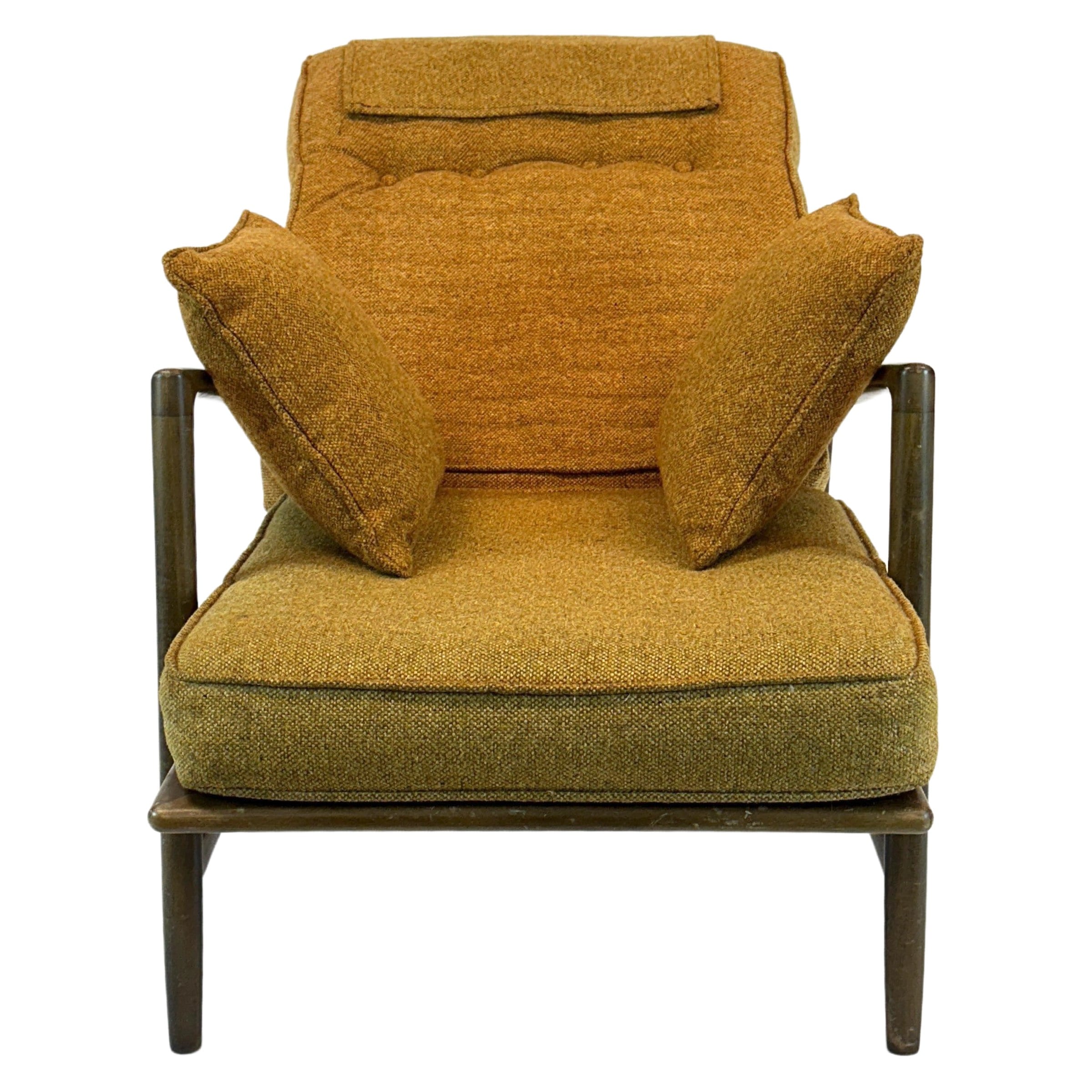Danish Reclining Lounge Chair & Ottoman