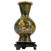 Cloisonné Floral Vase