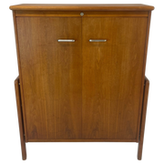 Walnut Cabinet with Lock