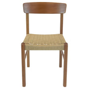 Teak & Papercord Dining Chair