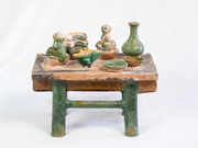 Ming Period Offering Table with Votives