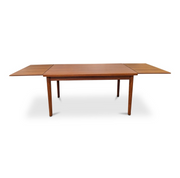 Teak Draw-Leaf Dining Table